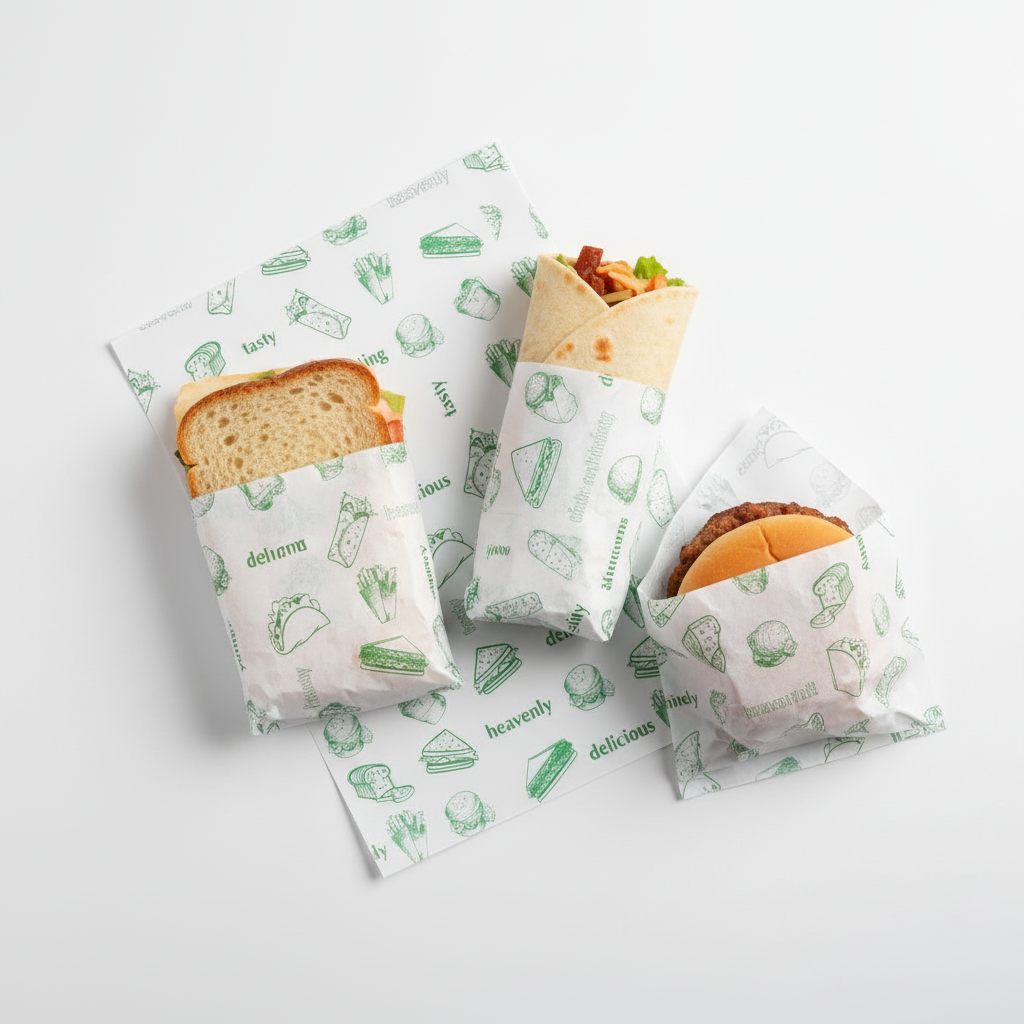 Food Wrapping Paper Sheets | Khaana Packaging (Pack of 100)