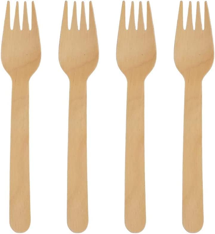 Biodegradable Wooden Forks | Khaana Packaging