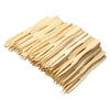 Disposable Wooden Fruit Fork | Mini Fork for Snacks | Eco-Friendly Wooden Cutlery | Mini Cocktail Picks | Fruit Appetizers Dessert Forks