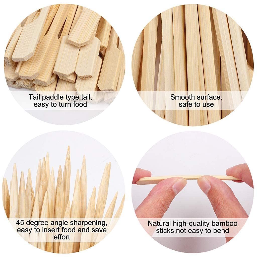 Wooden Gun Stick SKEWERS Paddle SKEWERS | KHAANA PACKAGING