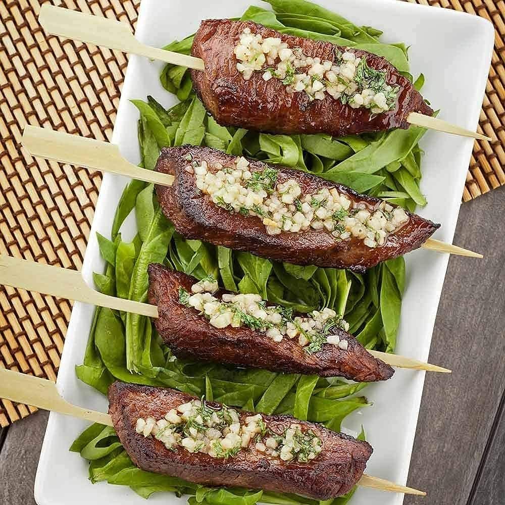 Wooden Gun Stick SKEWERS Paddle SKEWERS | KHAANA PACKAGING