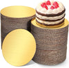 Corrugated Gold Cake Base Round Board | Khaana Packaging