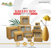Window Cake Box with Transparent Lid | Khaana Packaging