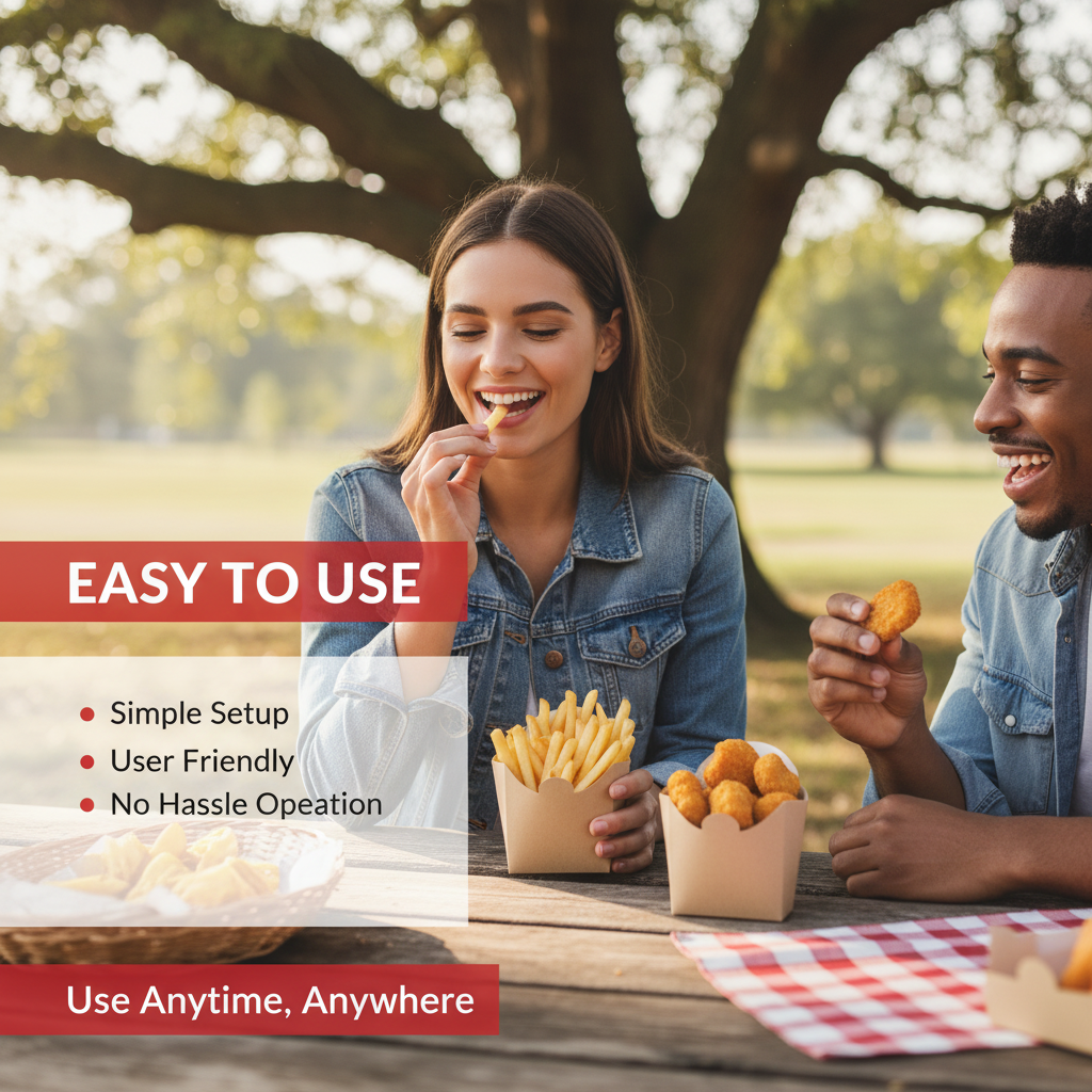 KRAFT FRENCH FRIES HOLDER BOX | KHAANA PACKAGING