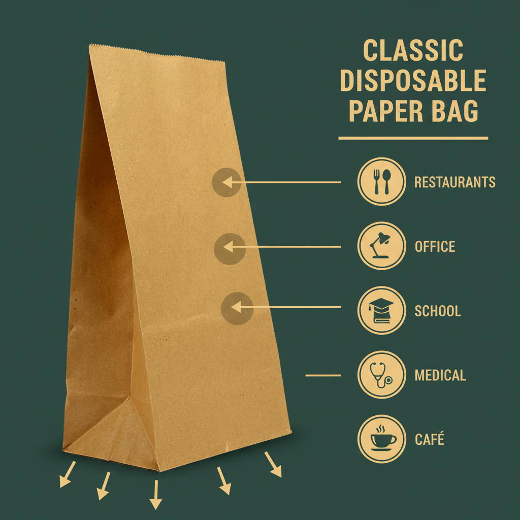 Food-Grade Brown Square Bottom Paper Envalopes | Khaana Packaging