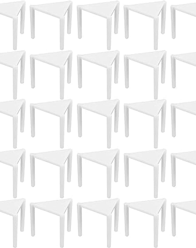 Pizza Saver Stand White Plastic Tripod | Khaana Packaging