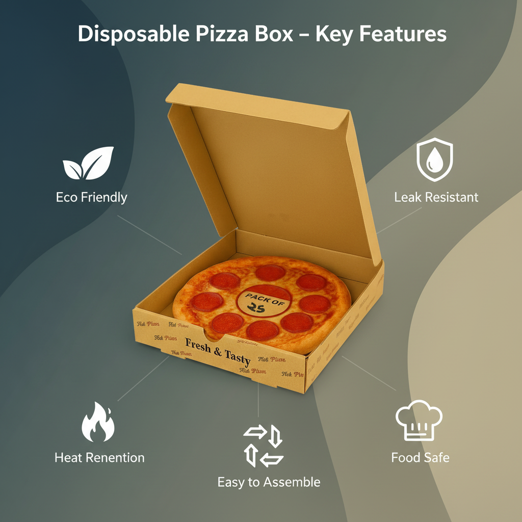 Corrugated Kraft Pizza Box | Khaana Packaging