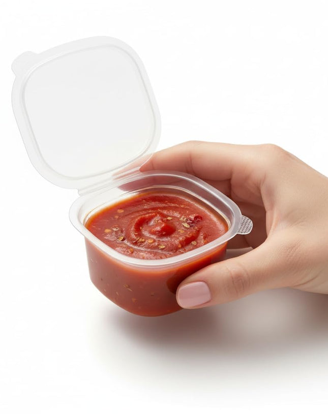 Plastic Airtight Sauce Dip Containers
