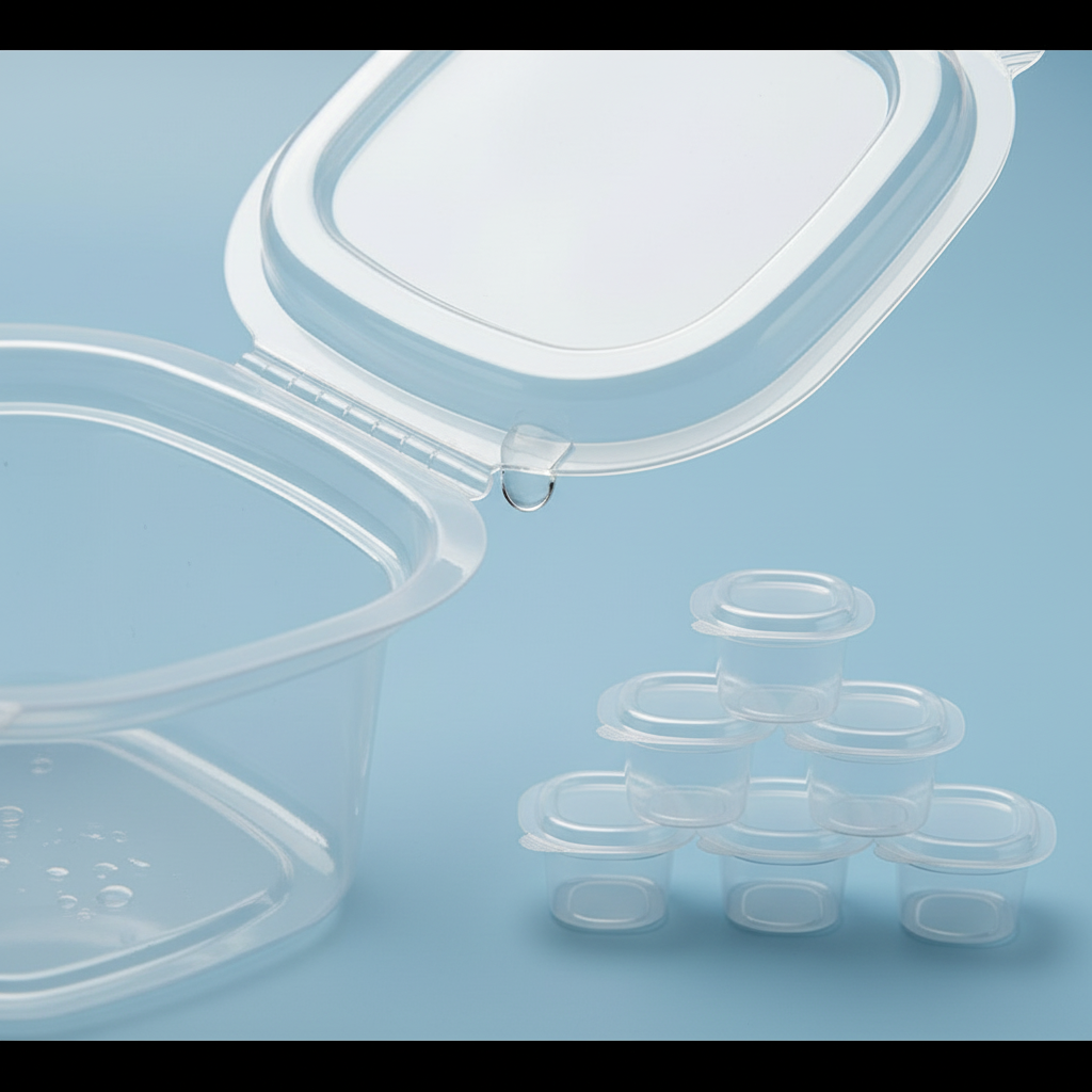 Plastic Airtight Sauce Dip Containers