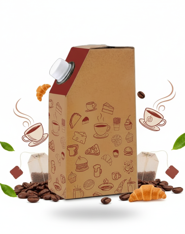 Disposable Corrugated Hot Beverage/Tea Flasks | Khaana Packaging