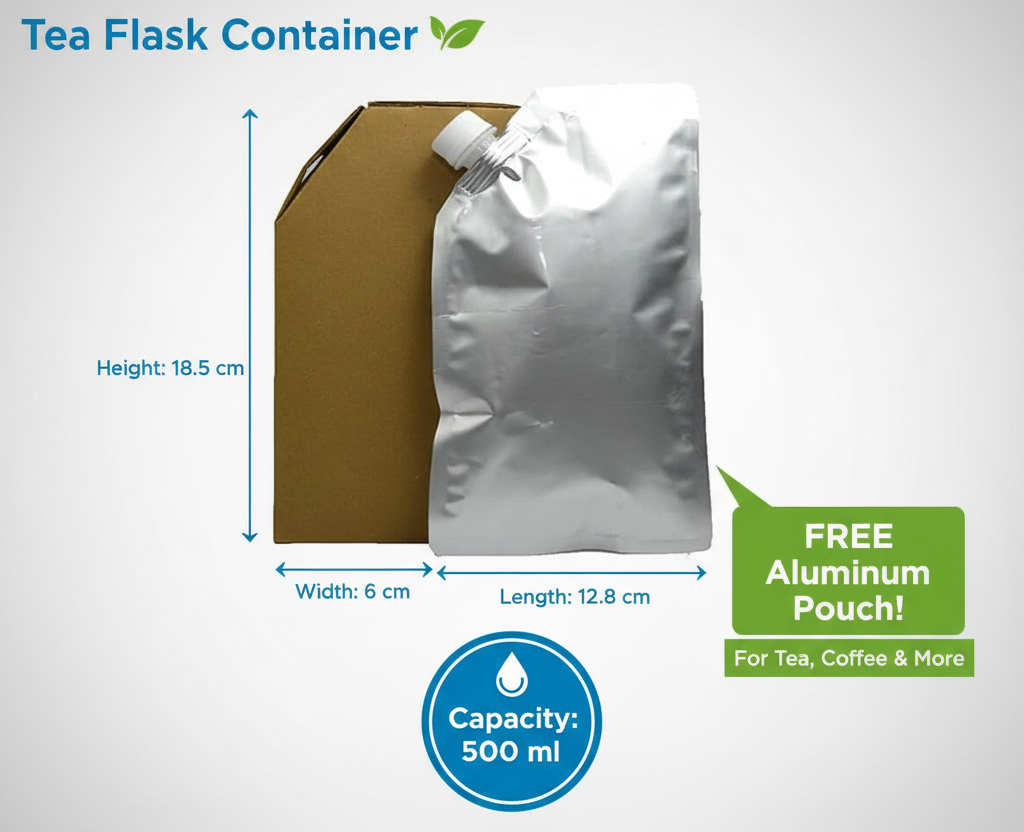 Disposable Corrugated Hot Beverage/Tea Flasks | Khaana Packaging
