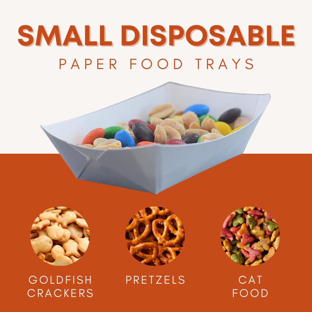 Heavy Duty Disposable Kraft Paper Food Boat Trays | Khaana Packaging