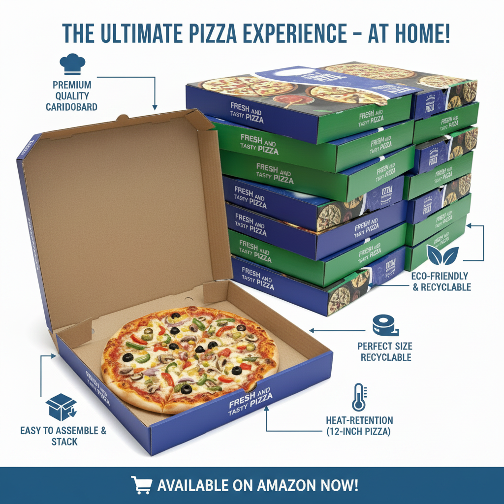Corrugated Printed Pizza Box | Khaana Packaging