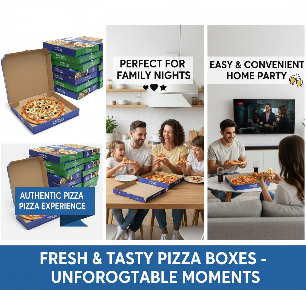 Corrugated Printed Pizza Box | Khaana Packaging