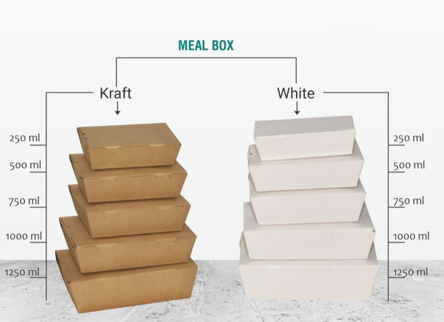 Biodegradable Kraft Paper Lunch Boxes | Khaana Packaging