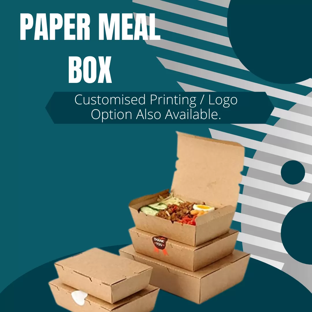 Biodegradable Kraft Paper Lunch Boxes | Khaana Packaging