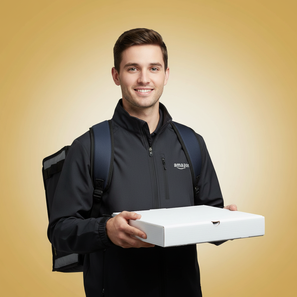 Corrugated White Pizza Box | Khaana Packaging