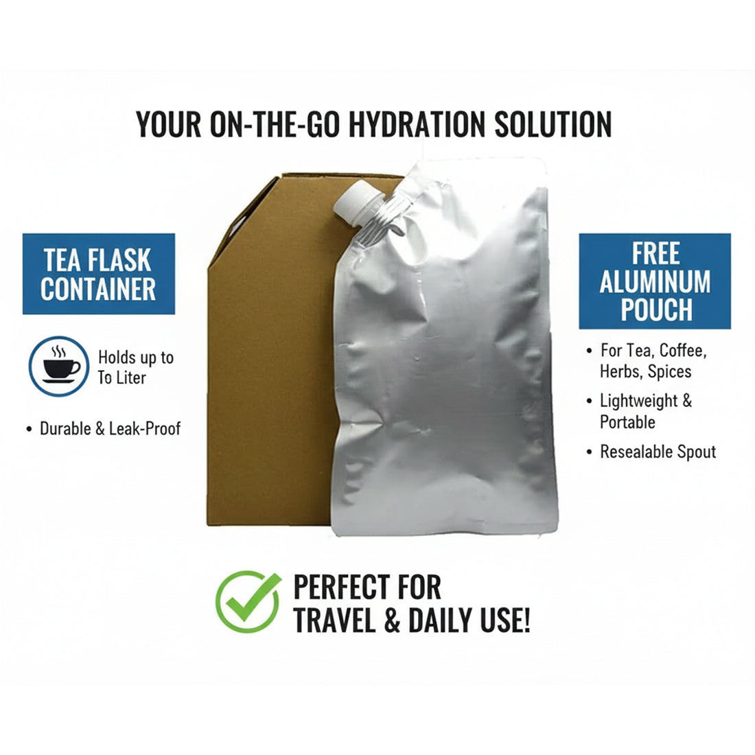 Disposable Corrugated Hot Beverage/Tea Flasks | Khaana Packaging