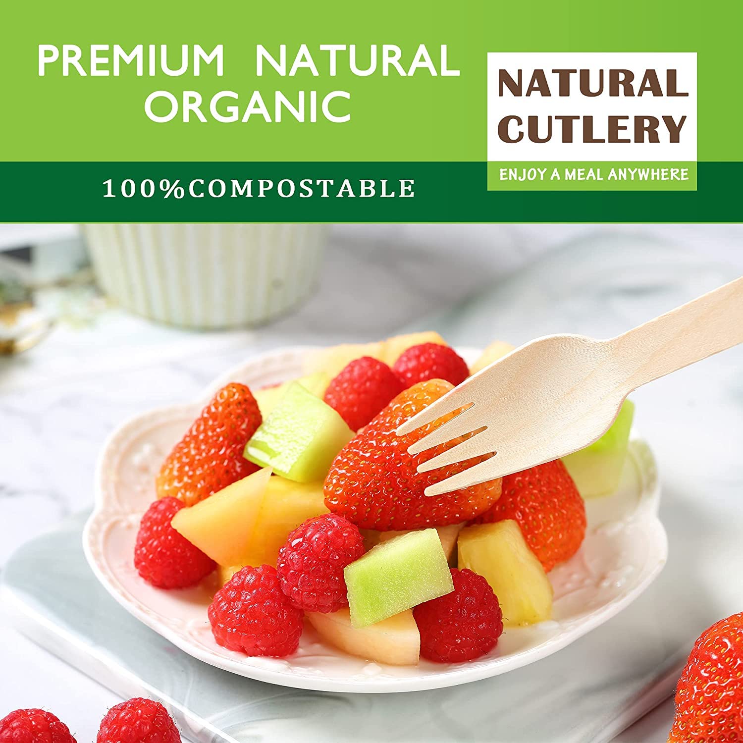 Biodegradable Wooden Forks | Khaana Packaging