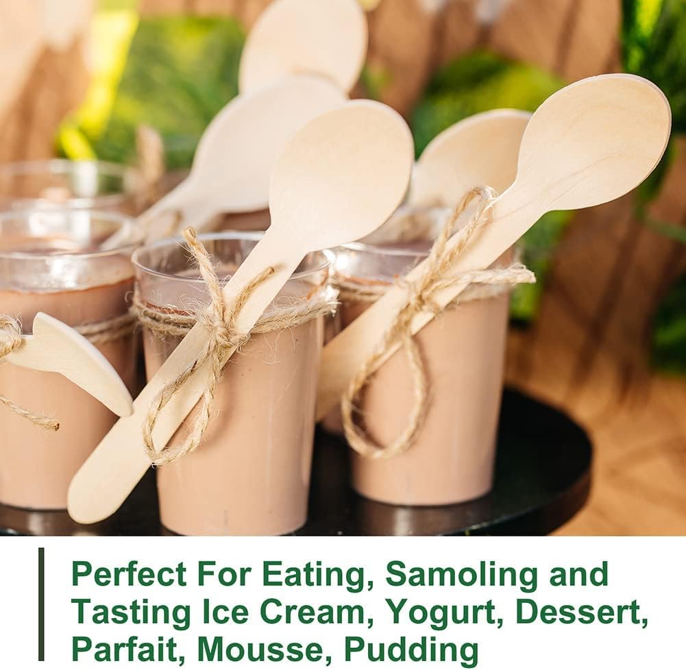 Biodegradable Wooden Spoons | Khaana Packaging