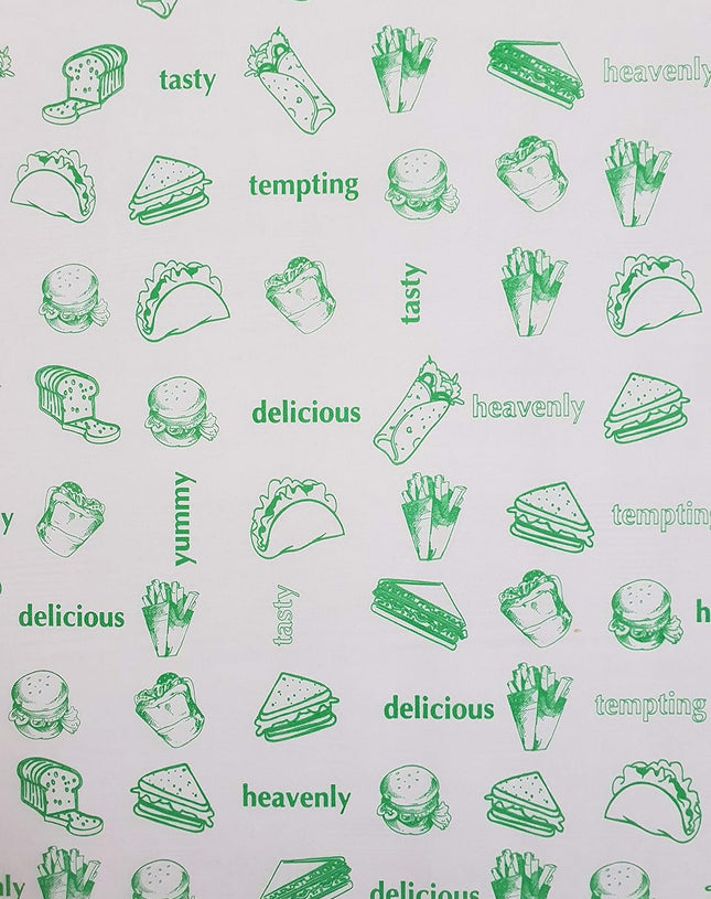 Food Wrapping Paper Sheets | Khaana Packaging (Pack of 100)